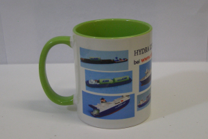 Tasse I "Airbus Schiffe"  (1 St.) - grün -